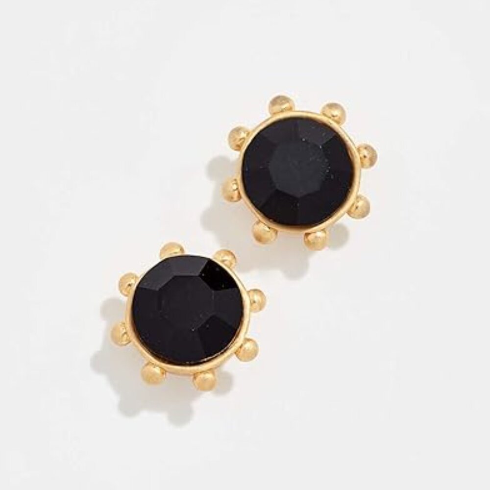 kate spade New York Jet Flying Colors Bezel Stud Earrings/NWT
